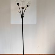 Lampadaire 3 feux tulipe