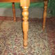 Table ronde en merisier massif