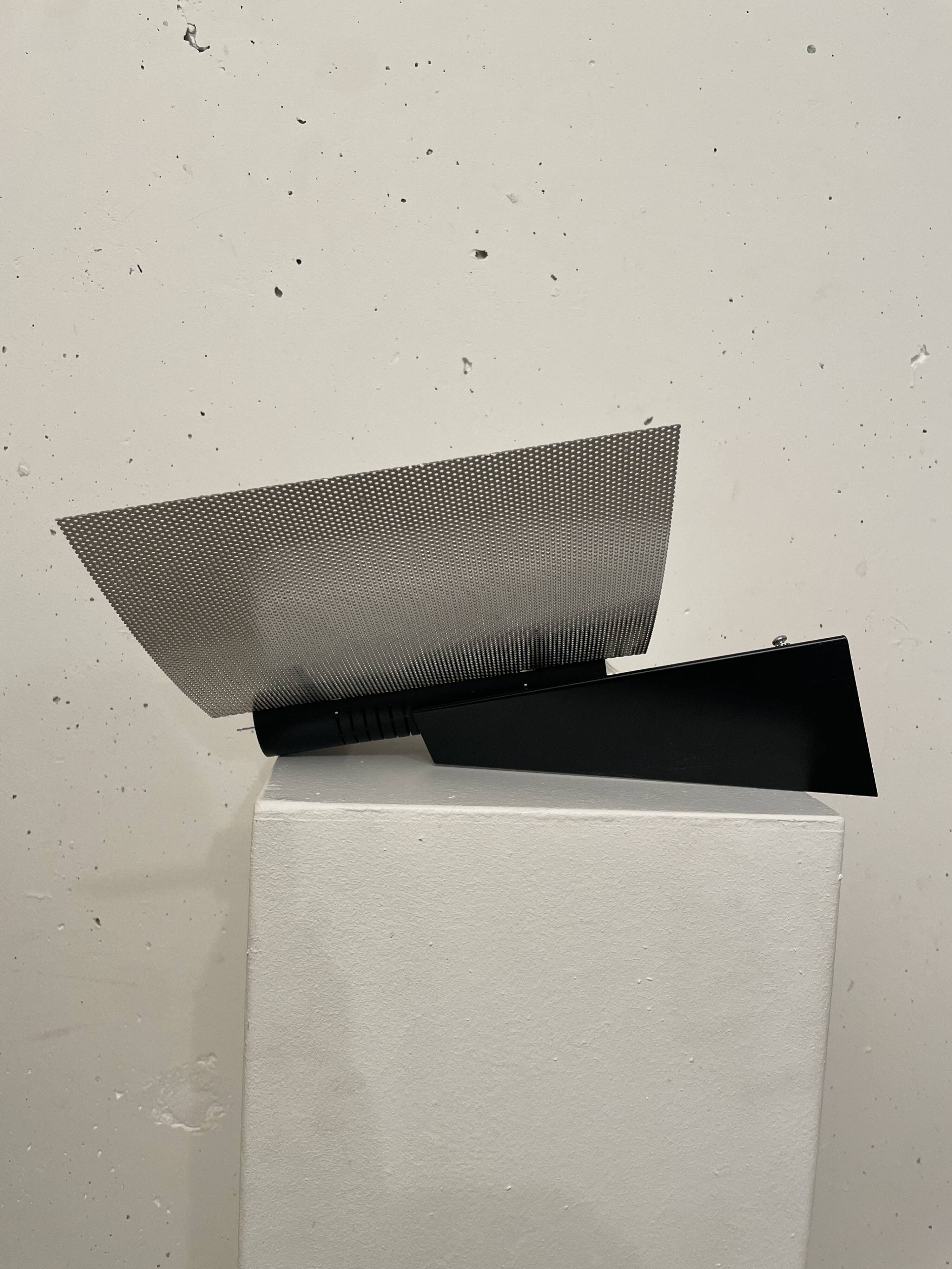 Bernard Justin wing wall lights, Lumière glass 1980