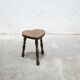 Tabouret vintage en bois
