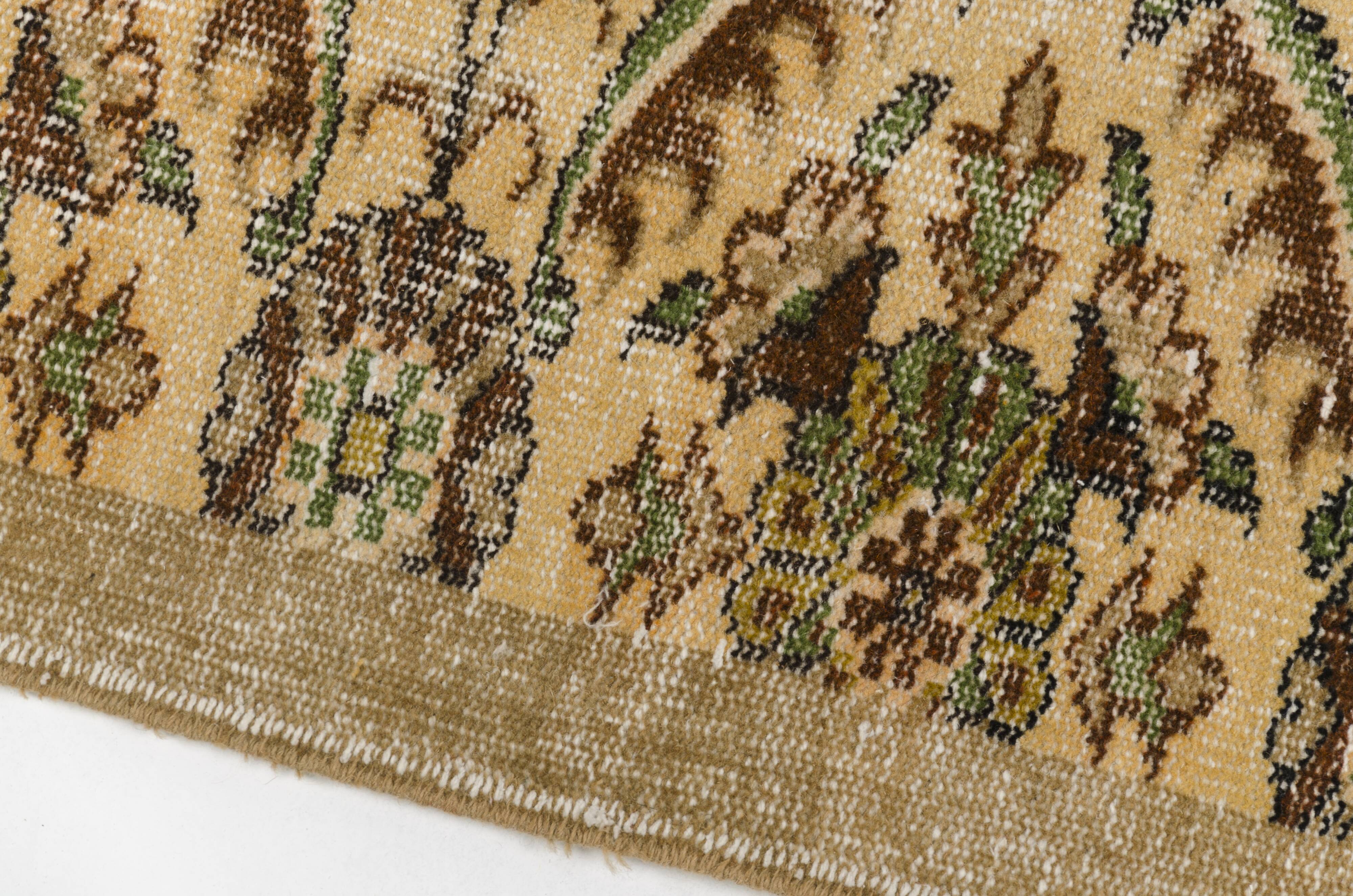 Vintage Floor Handmade Turkish Rug sku1062