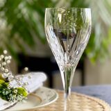 2 stemmed glasses from the Lorraine crystal factory