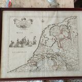 Map of the provinces of the Netherlands by G. G. De Rossi and G. Cantelli, 1672