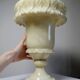 Large Medici alabaster/yellowish marble vase, Belle Époque style