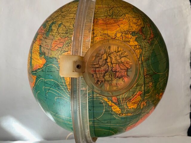 Vintage luminous globe, 1981, George Philip & son LTD, London
