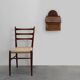 Antique French Oak Wall Salt Box, ca. 1850