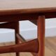 Table basse scandinave en teck Arrebo Mobler