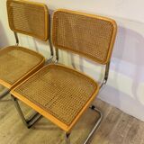 Lot of 2 chairs Cesca by Marcel Breuer