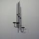 Brutalist German Iron Wall Candleholder, 1960s
