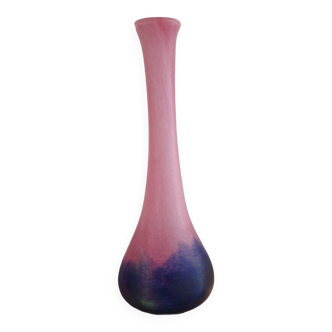 Vase soliflore, Le Verre Français, Charles Schneider