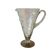 Spanish glass jug with shells and starfish, 2nd half of the 20th century