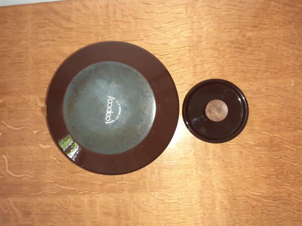 Théière bouilloire en tôle émaillée,  Mickaël Lax Copco