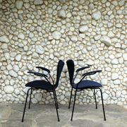 Pair armchairs 3270 butterfly series Arne Jacobsen for Fritz Hansen, vintage 1964