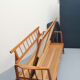 1950s daybed in cherrywood, fresh fabric, WK Furnitures