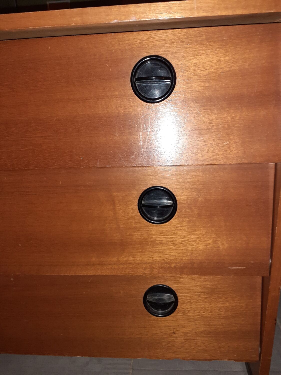 Vintage shoe cabinet