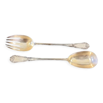 Pompadour model salad server, Louis XVI style Jean Emile Puiforcat