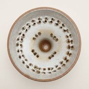 Brutalist hanging lamp in ceramic, Denmark, 1960s-1970s