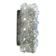 Plafonnier ou applique en verre rectangulaire.