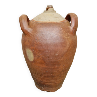 Glazed sandstone jar