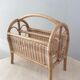 Vintage magazine holders from the 70s in rattan