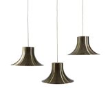 3 "Ascot" pendant lights by RAAK Amsterdam, 1960s