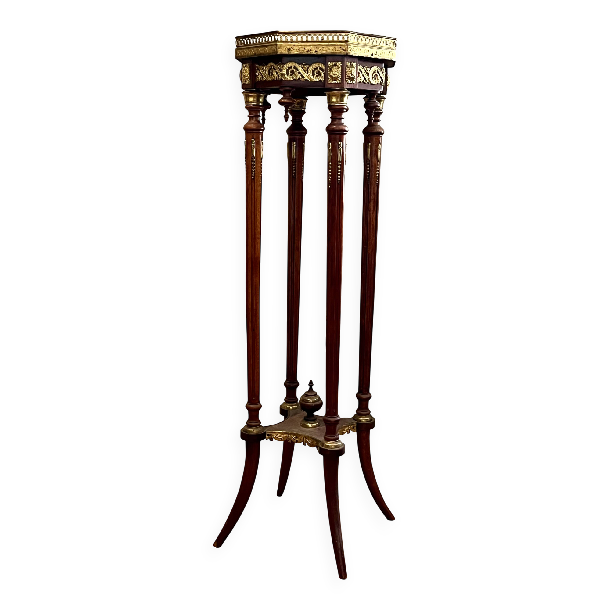 Selette/ Console acajou - Style Louis XVI