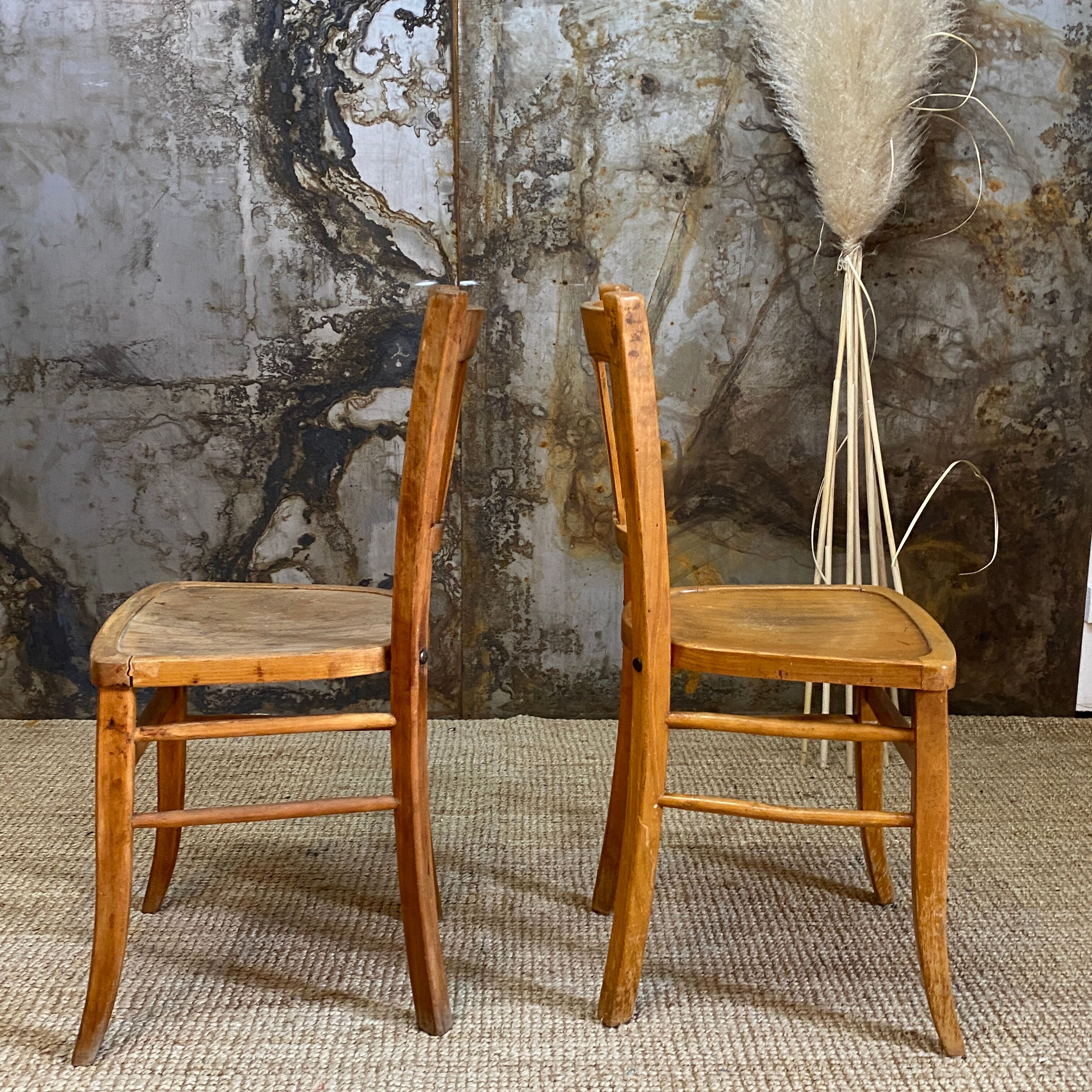 Pair of bistro chairs