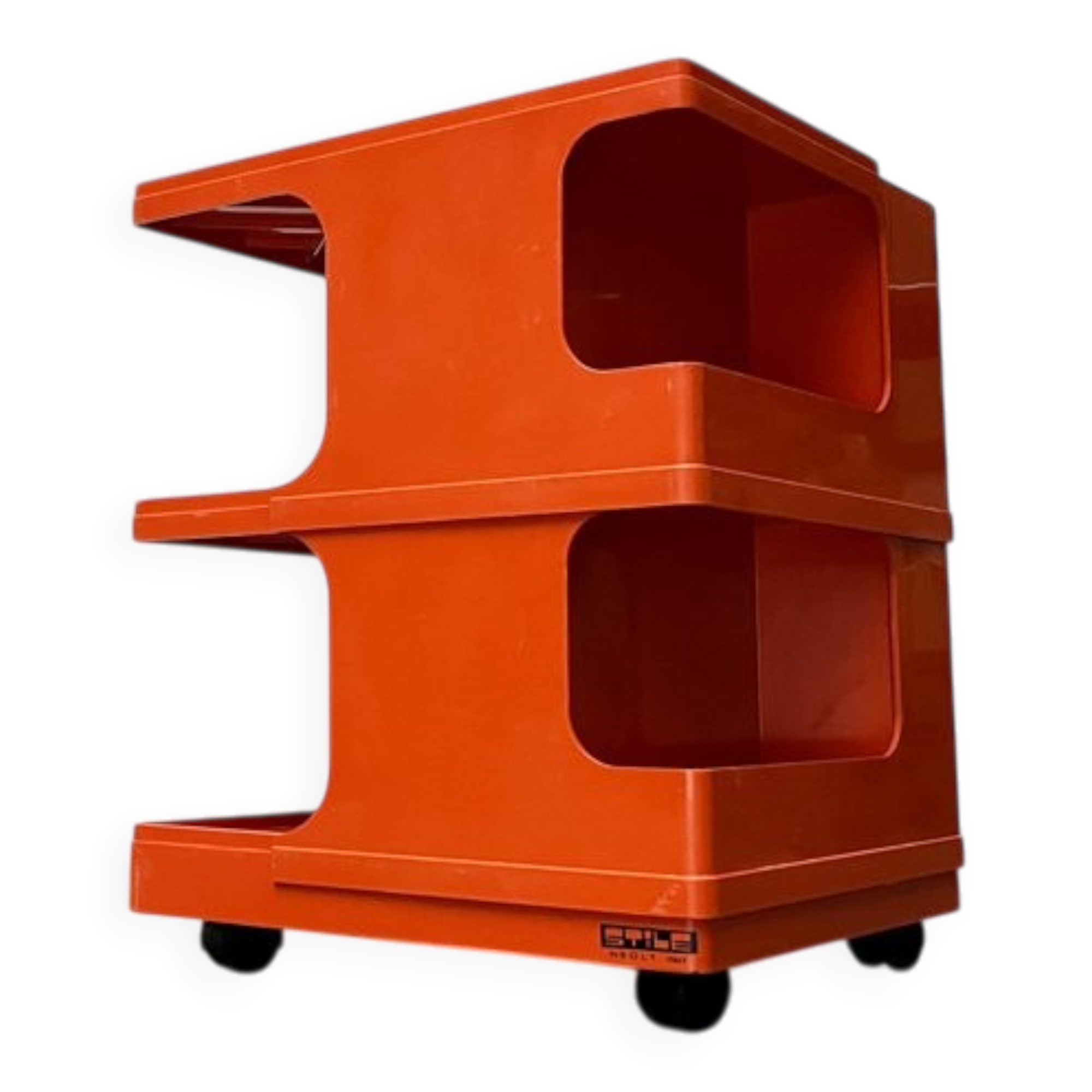 Dessert or space-age side table by Giovanni Pelis for Stile Neolt, 1960s.