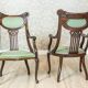 Art Nouveau Living Room Set, 1910, Set of 3