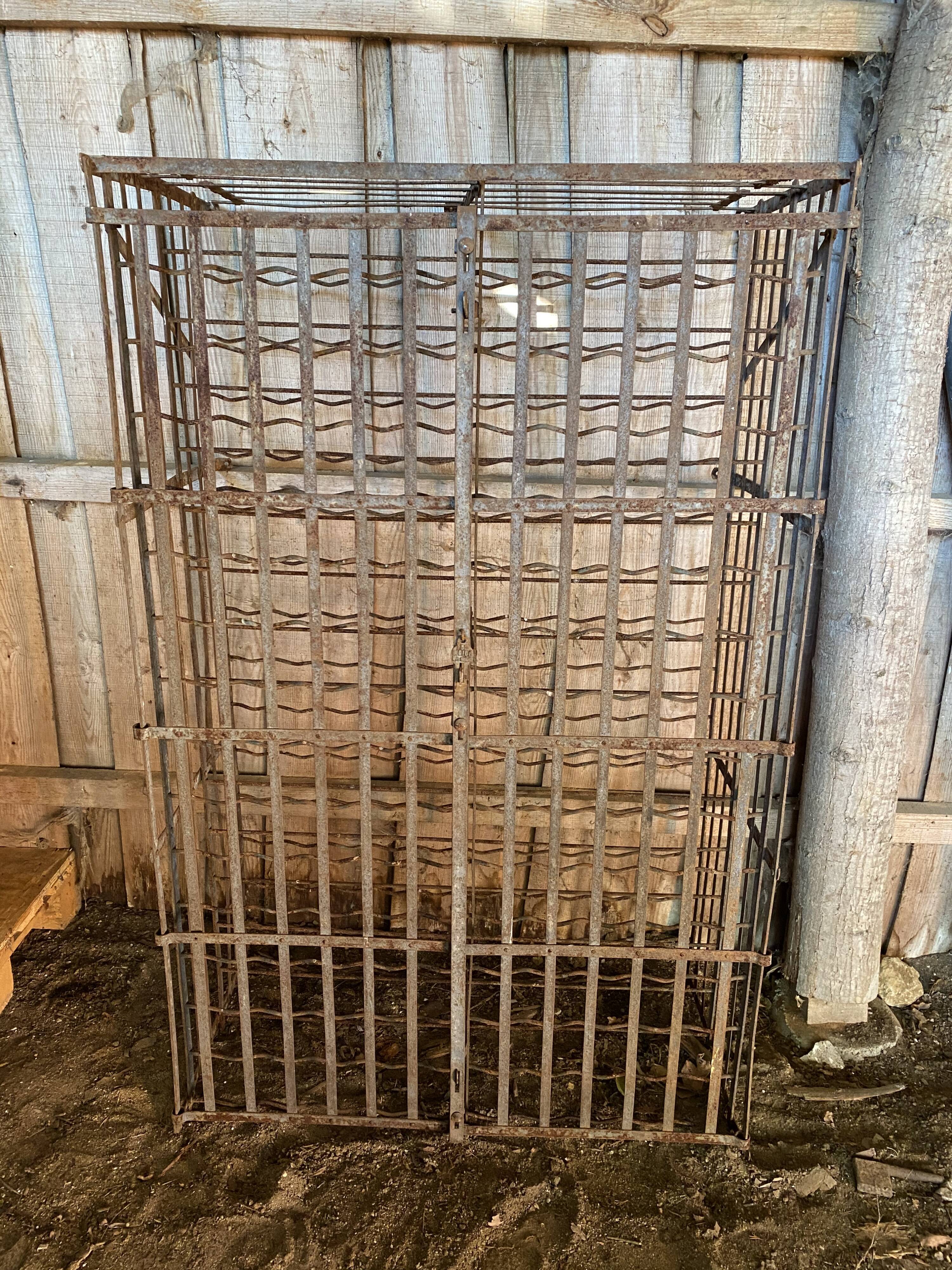 Old wine rack 2 doors