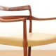 Fauteuil scandinave en palissandre de Rio
