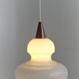 Scandinavian hanging lamp opaline