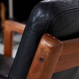 Senator Leather Sofa Set by Ole Wanscher for France & Søn, 1960s, Set of 3 (MK10221)