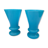 Pair of opaline vases