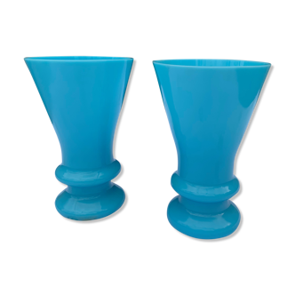 Pair of opaline vases