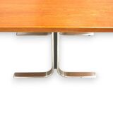 Large vintage conference table / dining table by Lübke from the 70s