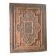 Antique  1881 Carved on solid wood Panel  Relief