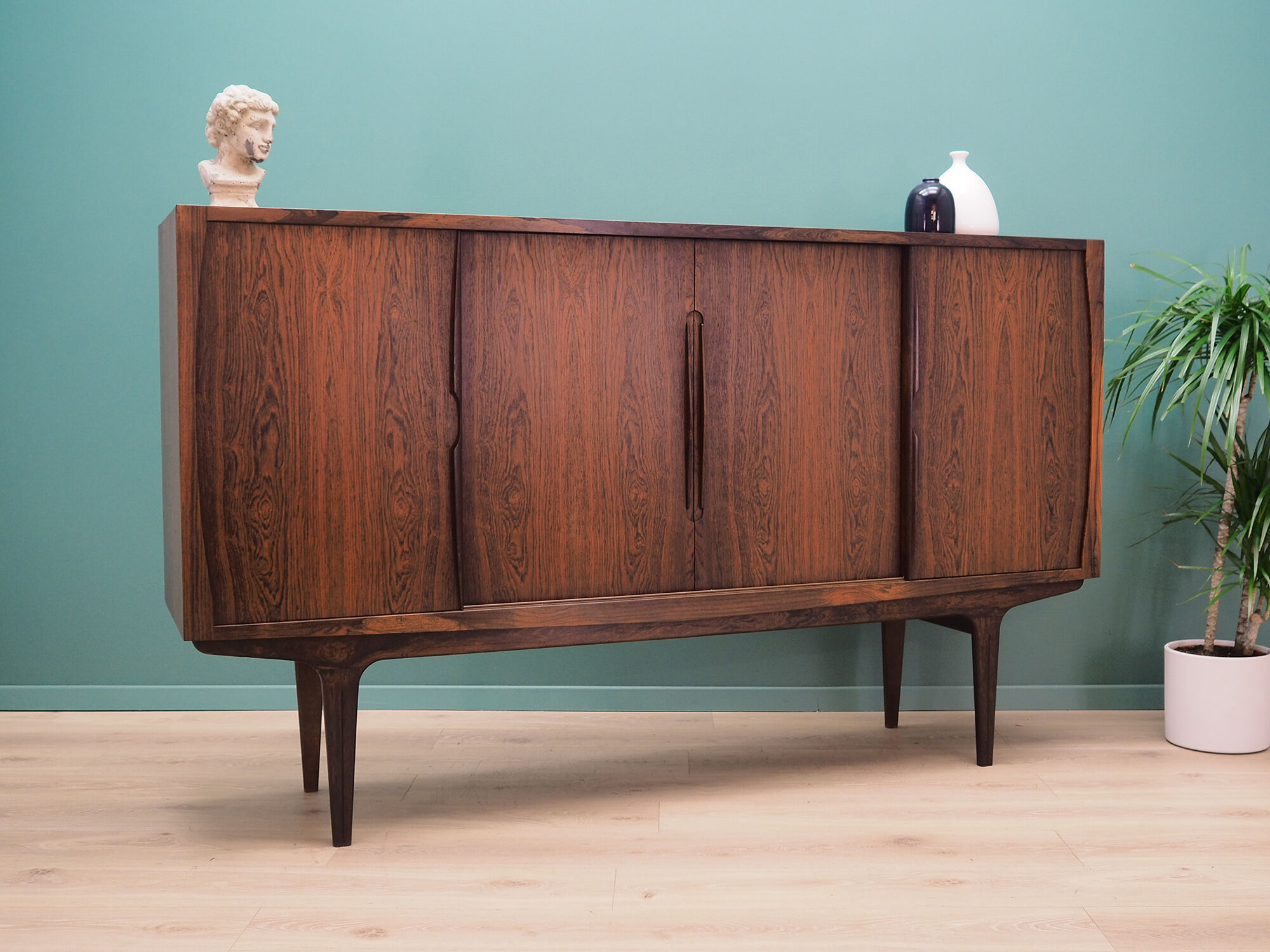 Highboard rosewood, Danish design, 70's