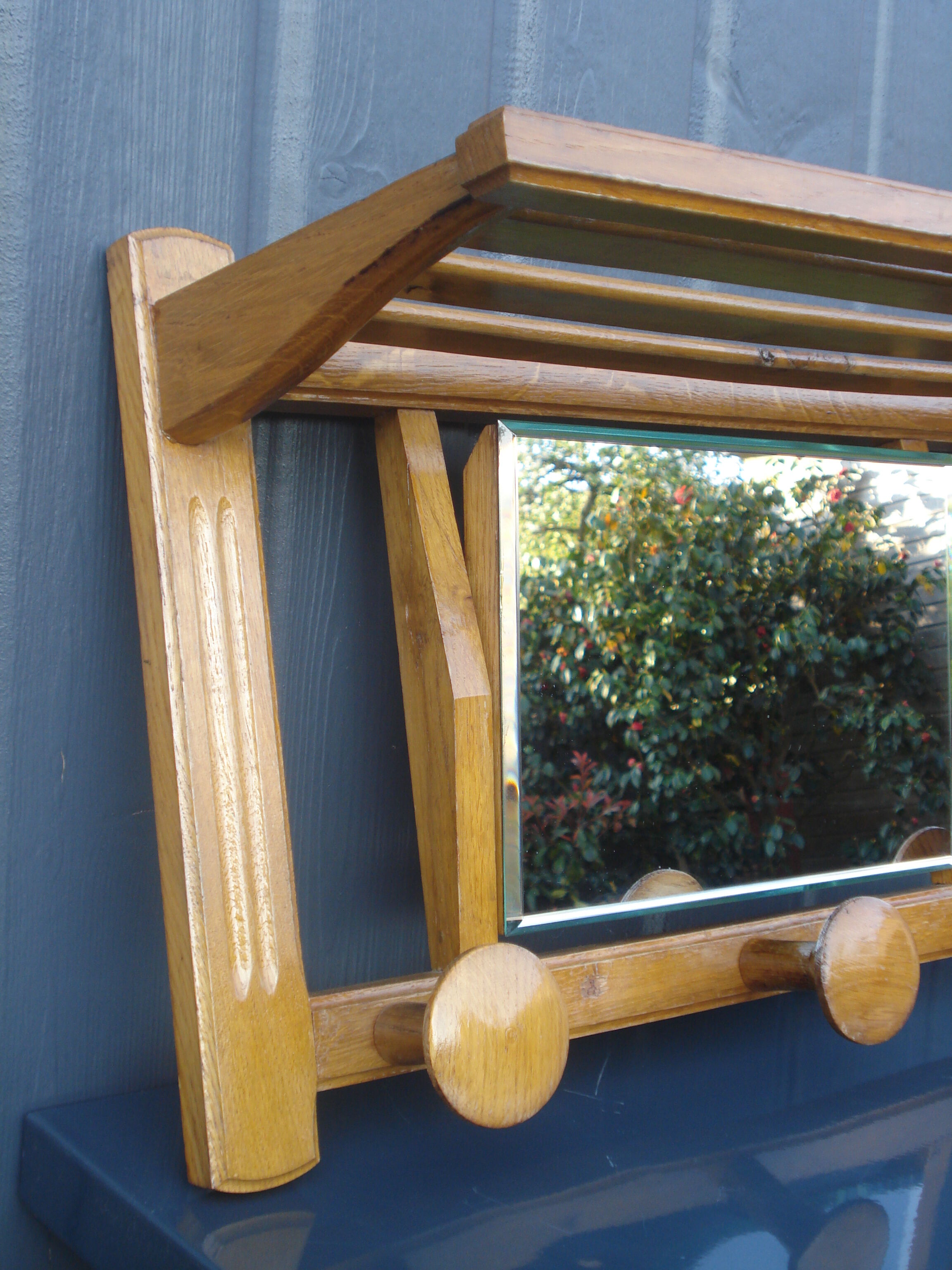 Coat rack with mirror 50s