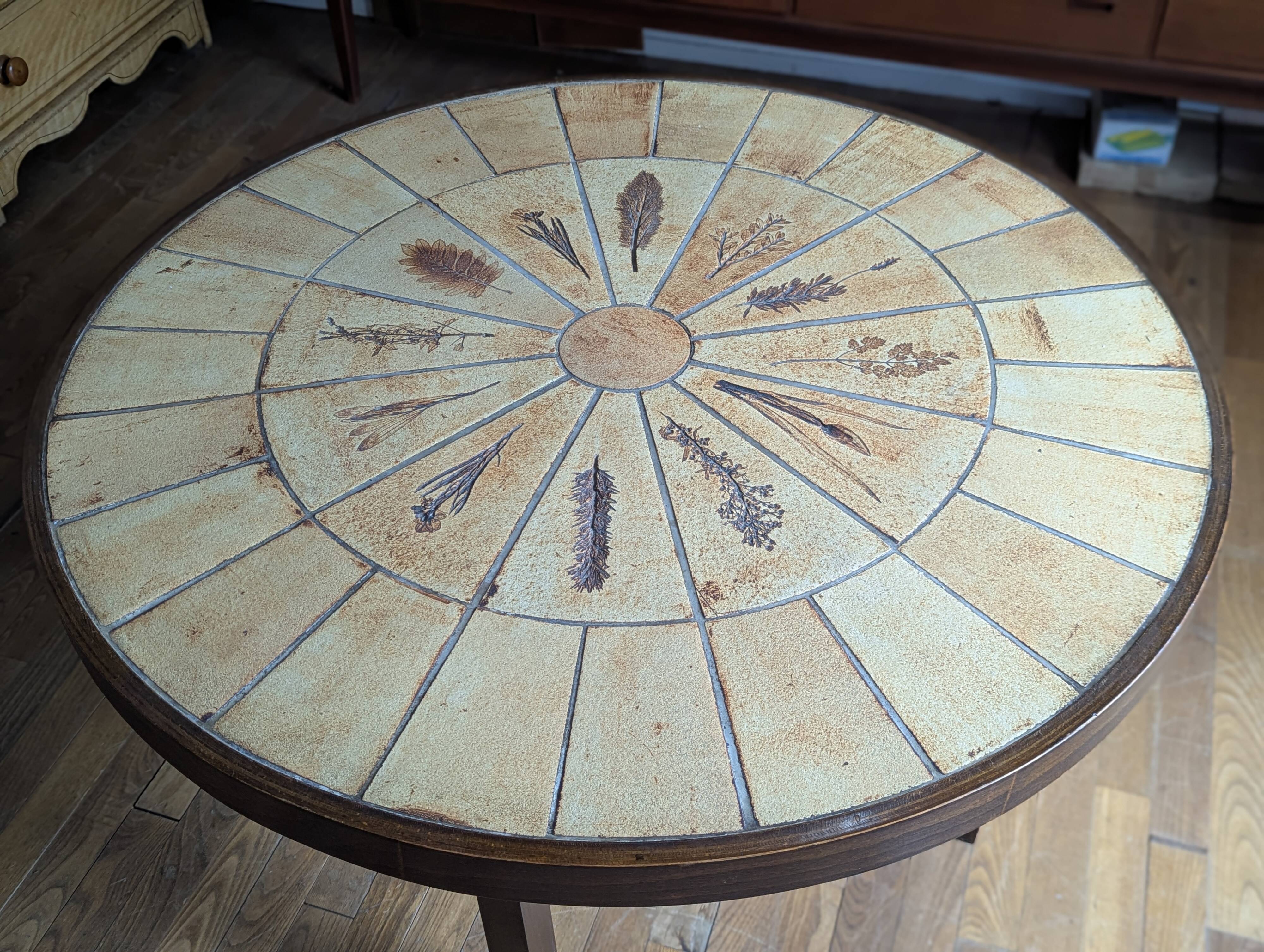 Roger Capron high table, 'Herbiers' model