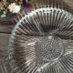 Round glass dish