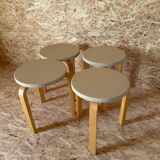 Tabourets Alvar Aalto « 60 »