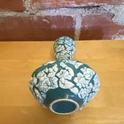 Ancient Vase CYCLOPE Charles CART Ceramic Fat Lava Green + Blue Vintage
