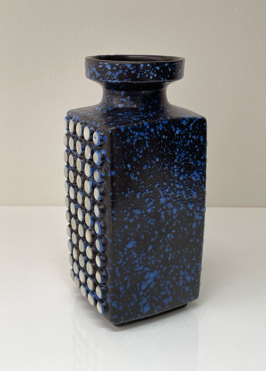 • Brutalist ceramic vase West Germany 1970s