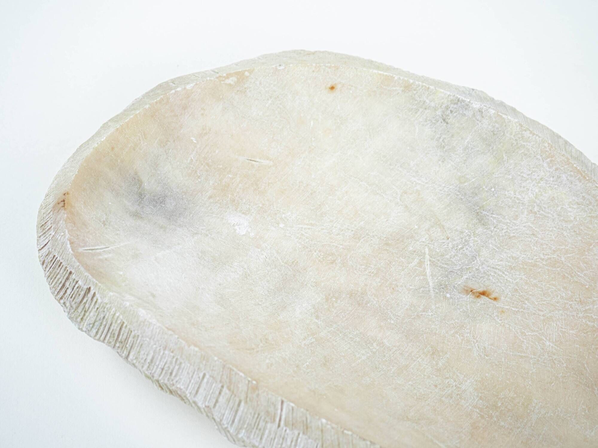 Stone platter with organic form in organic modern style, Europe, 1970s