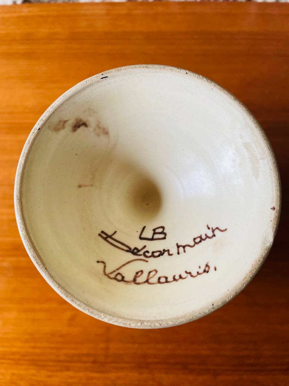 Mid-century ceramic vase by Louis Bacculini, Vallauris, 1950s/60s