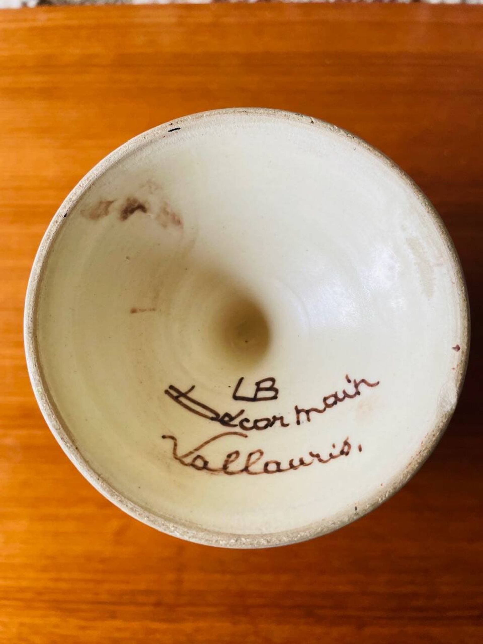 Mid-century ceramic vase by Louis Bacculini, Vallauris, 1950s/60s