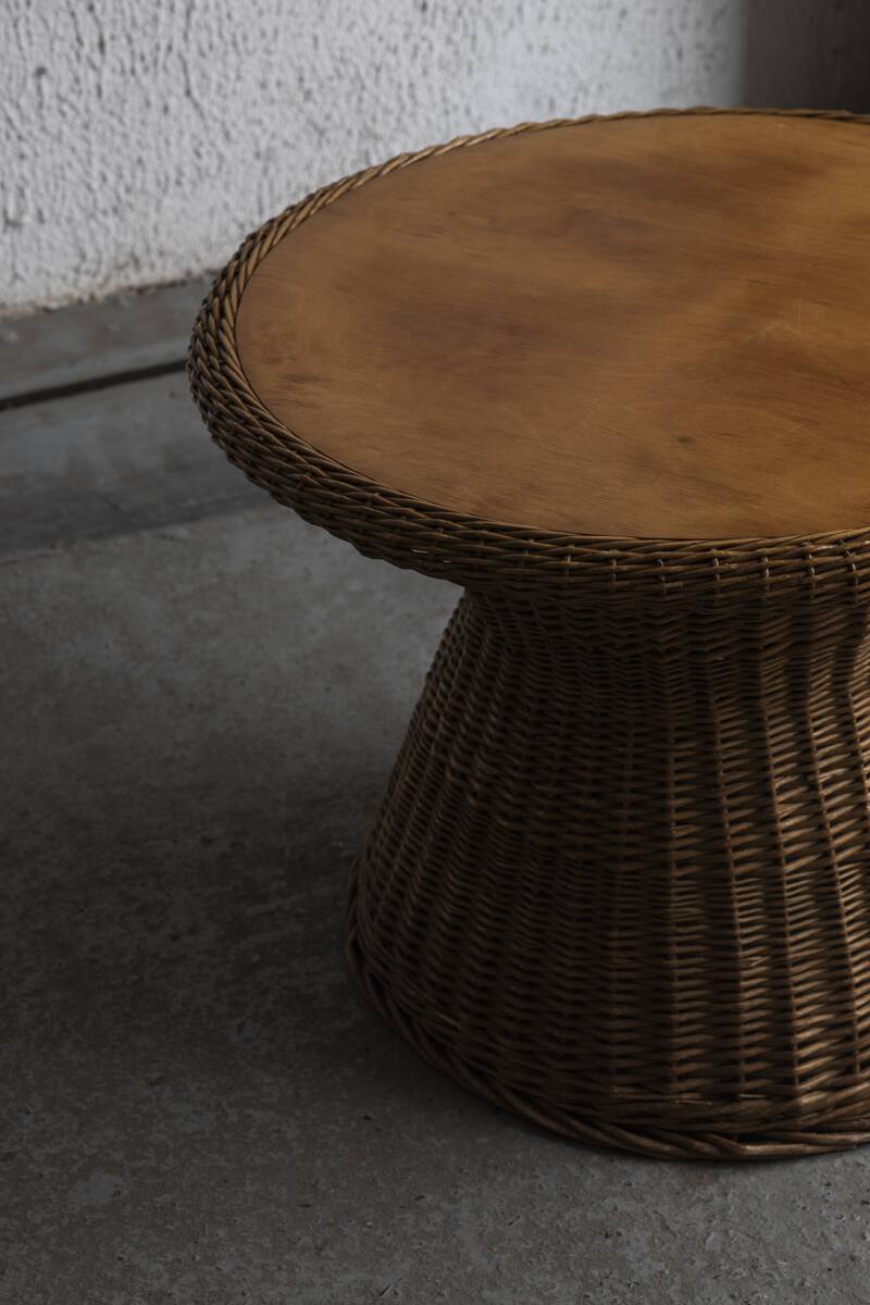 Side table, rattan, 1960s
