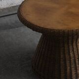 Side table, rattan, 1960s