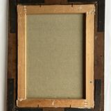 Oil on canvas: portrait of a young man